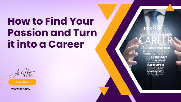 Find your passion and turn it into a successful career with these 6 steps.