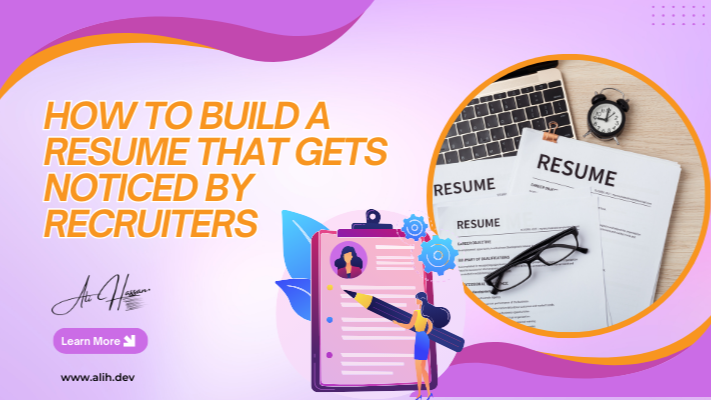 how to build a resume effectively for recruiters.